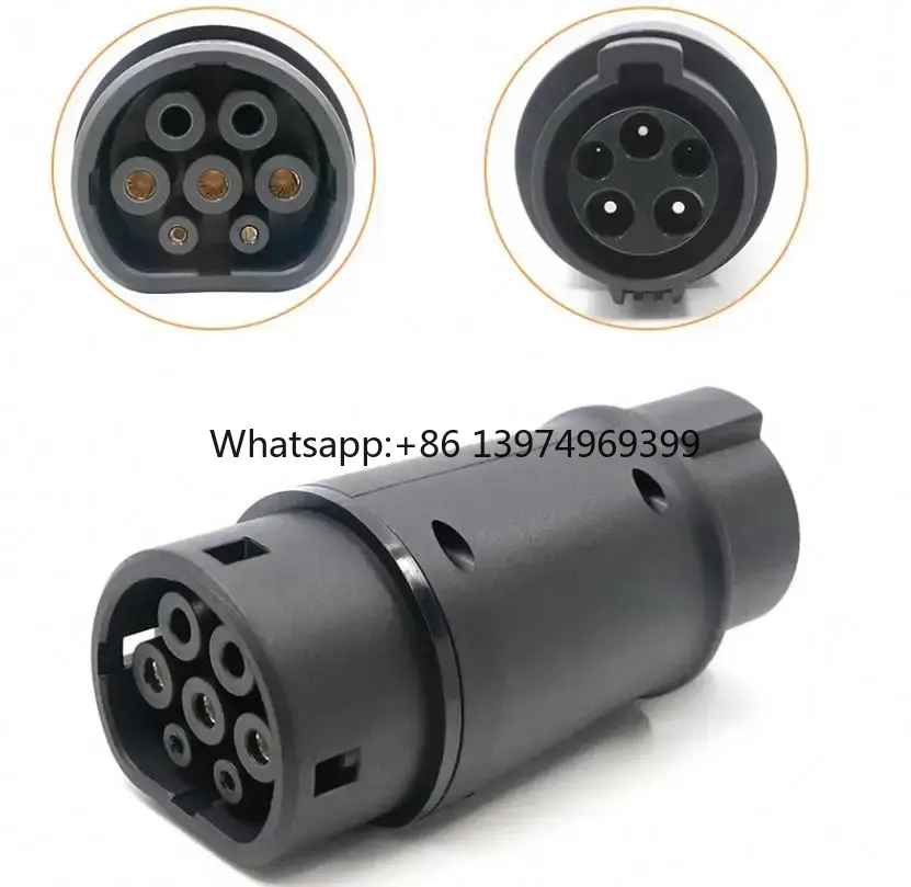 Ev Charger Adapter Type 2 To Type 1 - Adattatore EVSE 16A 32A per Veicoli