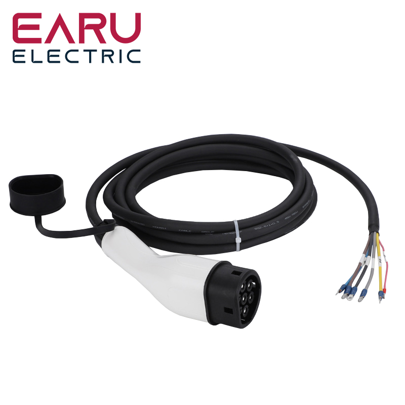 Ev Charging Cable 5M 22Kw - Spina caricabatterie EV con cavo Type2