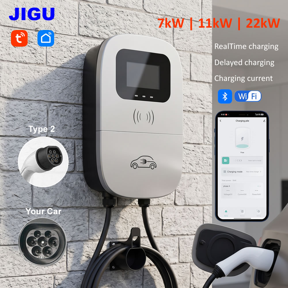 Ev Charger 11Kw Three Phase - Stazione di Ricarica per Veicoli Elettrici