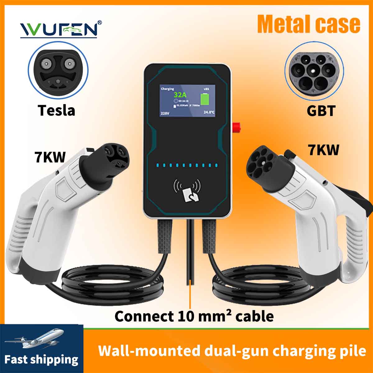 Ev Charging Cable Type 2 32A - WUFEN EVSE Wallbox Caricatore per Auto