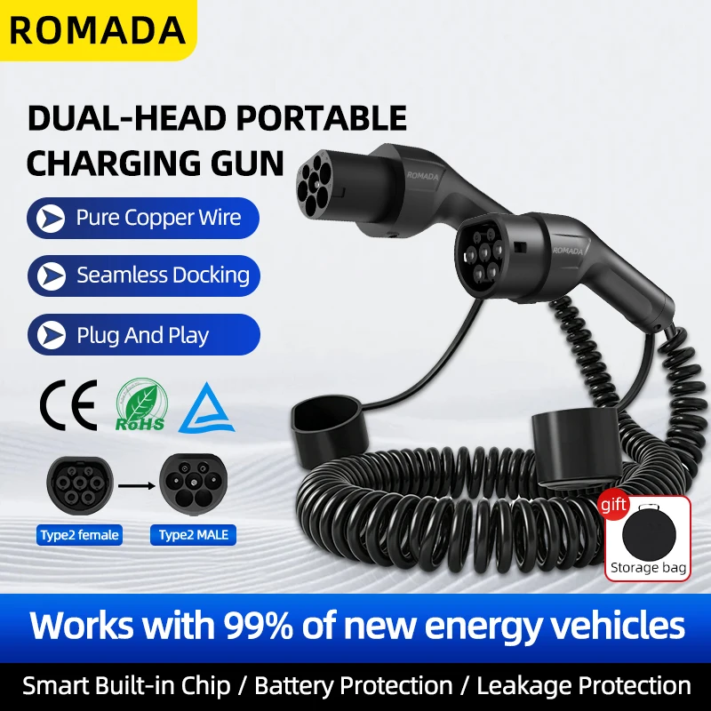 Cavo di ricarica per veicoli e - Ev Charging Cable 5M 22Kw recensione e prezzo