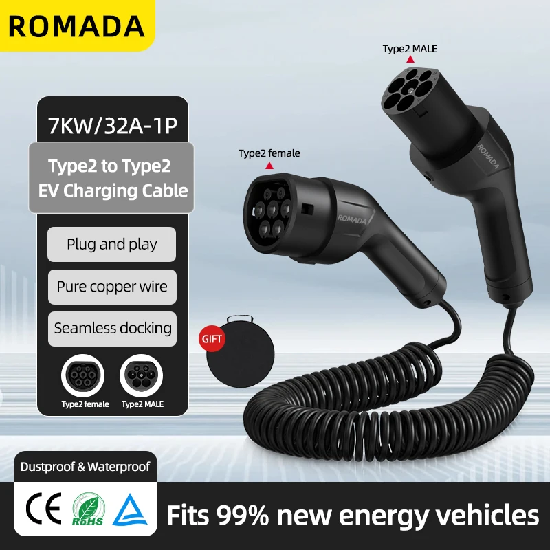Cavo di ricarica per veicoli e - Ev Charging Cable 5M 22Kw recensione e prezzo
