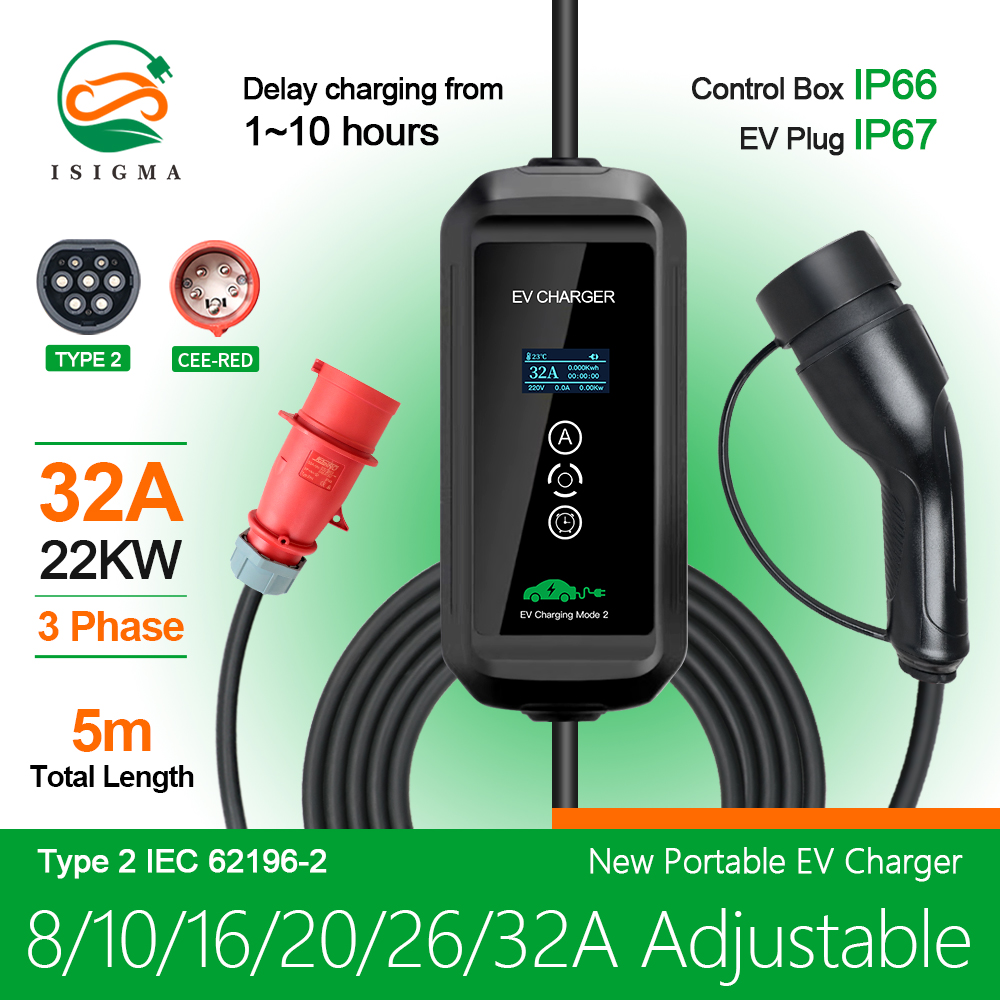 Caricatore EV 22kw Trifase Tip - Ev Charging Cable 5M 22Kw recensione e prezzo