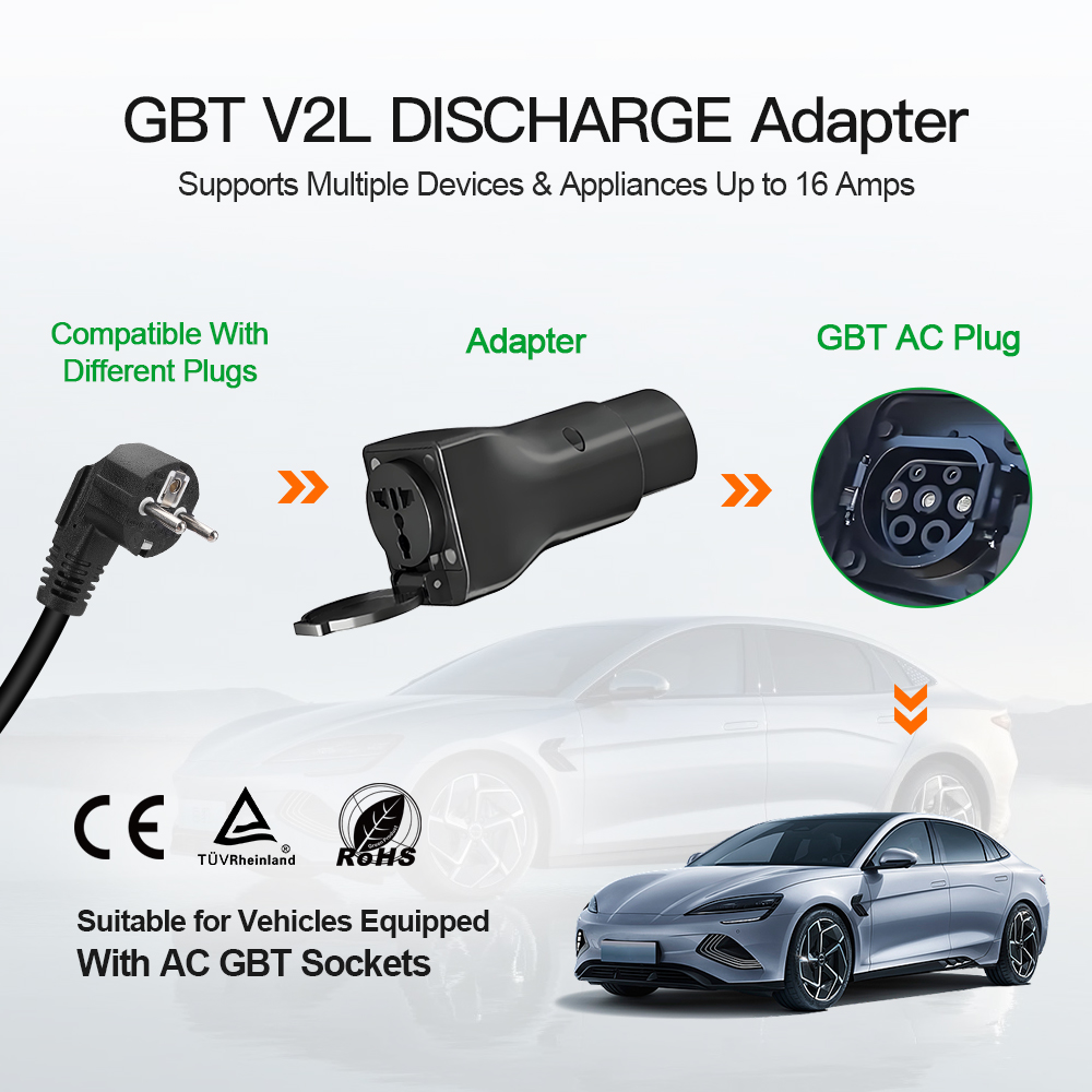 Nuovo Adattatore di Scarica pe - Ev Charger Adapter Type 2 To Type 1 recensione e prezzo