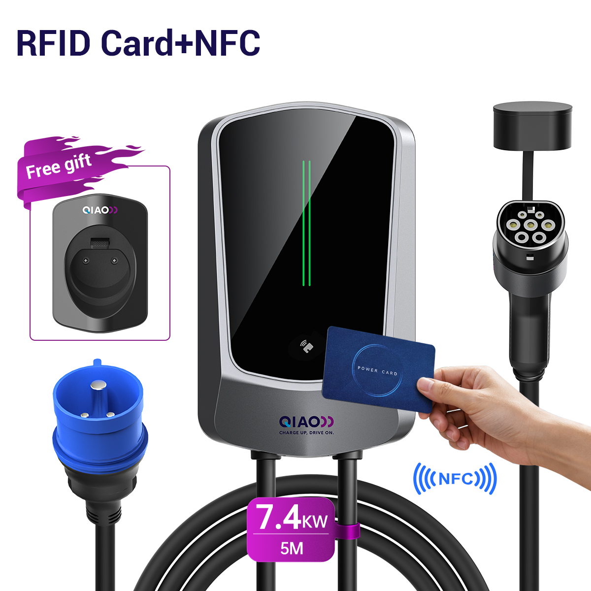 Stazione di Ricarica EV 7.4KW/ - Evse Charging Station Rfid recensione e prezzo