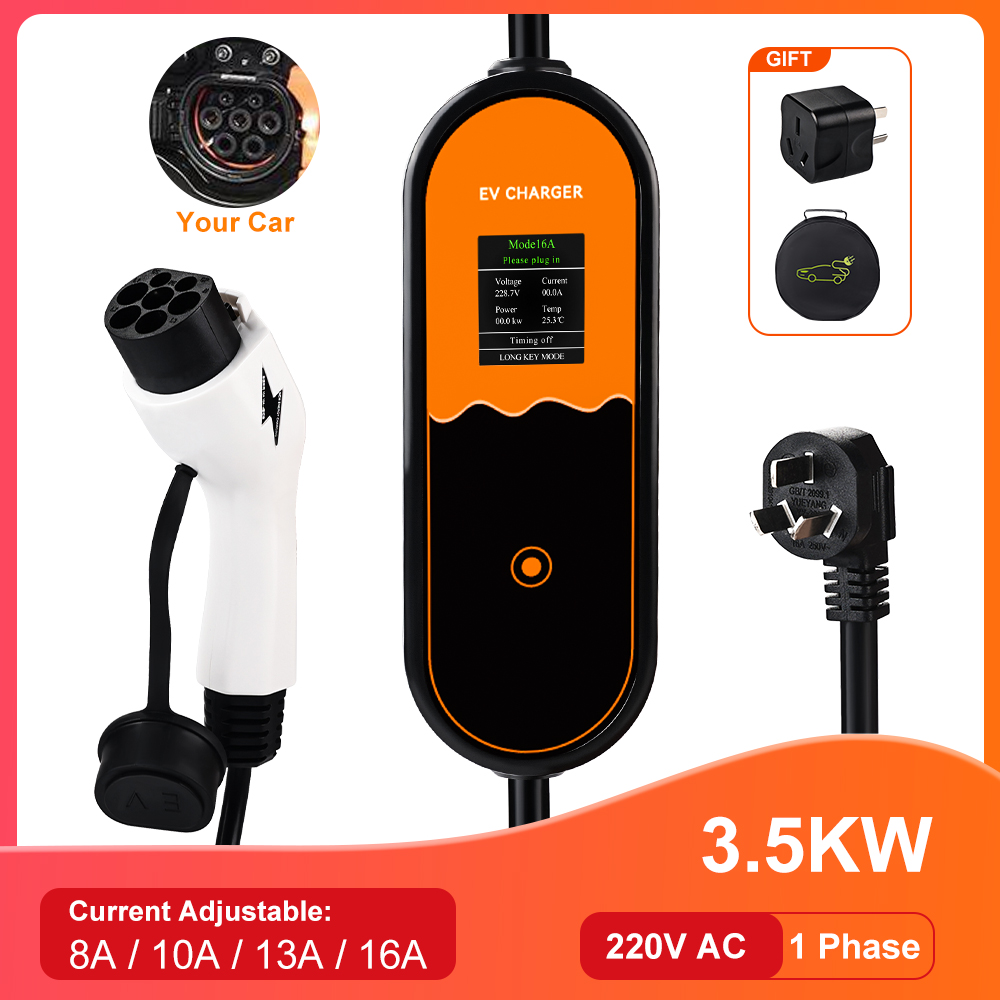 JDMEX 3.5W 16A Caricatore EV p - Portable Ev Charger 16A Adjustable recensione e prezzo