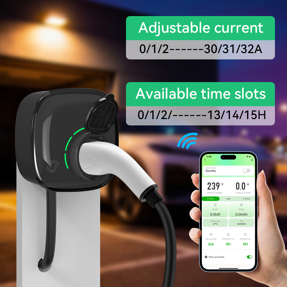 IPENGEN Caricatore EV da 22KW  - Ev Charger 22Kw Wallbox Type 2 recensione e prezzo