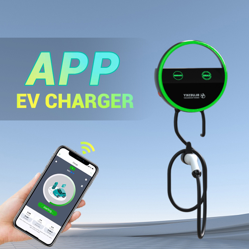 Nuovo Caricatore Elettrico Blu - Ev Charging Cable 5M 22Kw recensione e prezzo