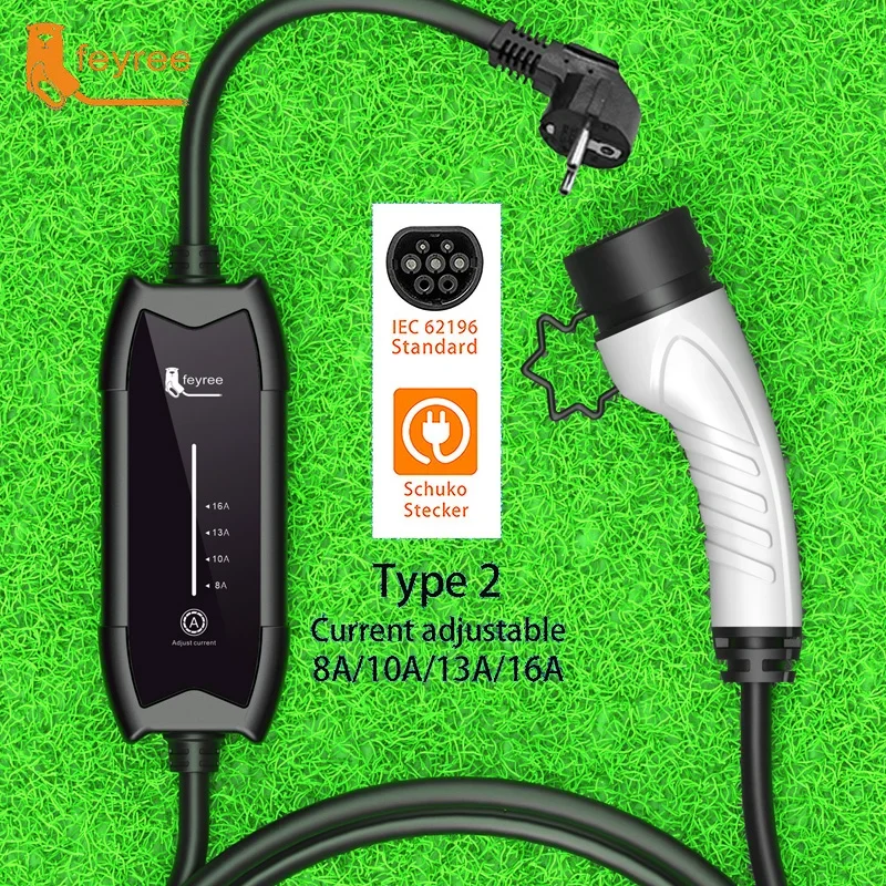 Caricatore Portatile EV Feyree - Portable Ev Charger 16A Adjustable recensione e prezzo