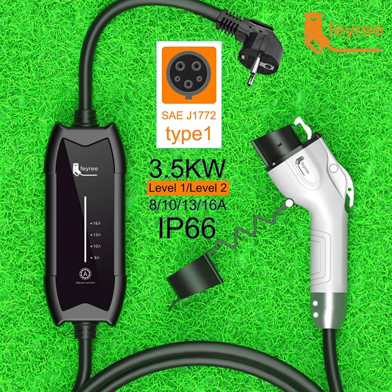 Caricatore Portatile EV Feyree - Portable Ev Charger 16A Adjustable recensione e prezzo