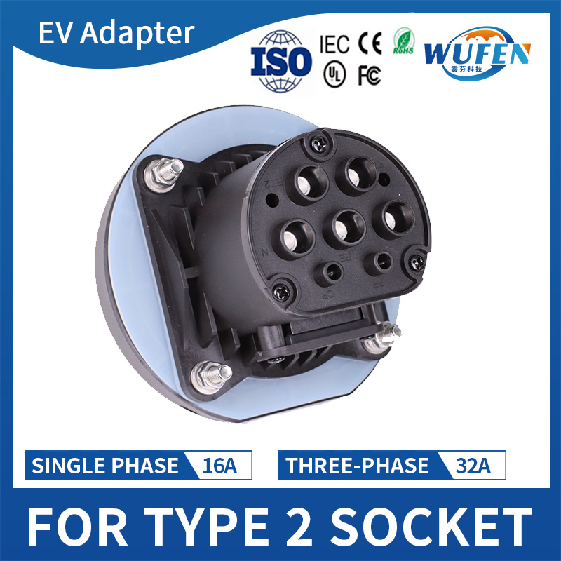 WUFEN Tipo 2 Presa femmina Con - Ev Charging Socket Type 2 22Kw recensione e prezzo