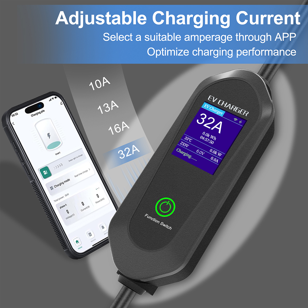 Caricatore EV monofase portati - Ev Charger 7Kw Single Phase recensione e prezzo
