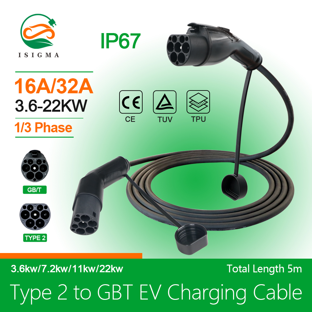 Isigma 3.6KW tipo 2a GBT EV ca - Ev Charger 11Kw Three Phase recensione e prezzo