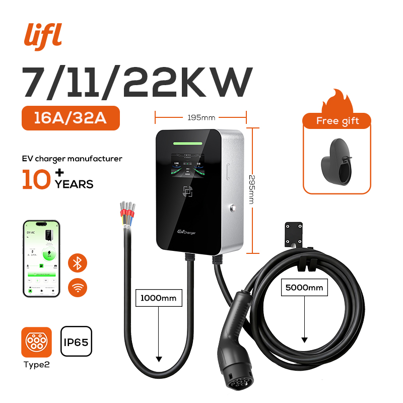 Lifl 7KW 11KW 22KW Wallbox Tri - Ev Charger 22Kw Wallbox Type 2 recensione e prezzo