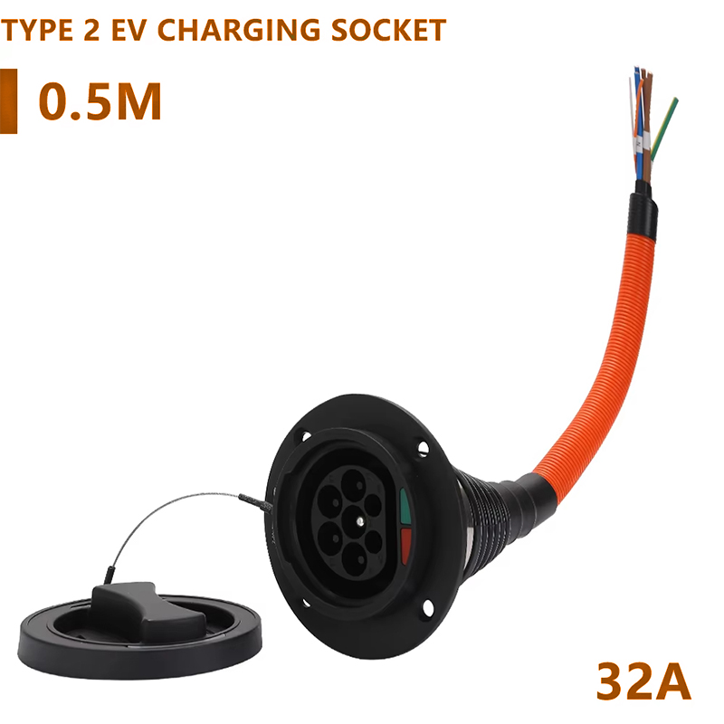 Caricatore WUFEN EV presa masc - Ev Charging Socket Type 2 22Kw recensione e prezzo
